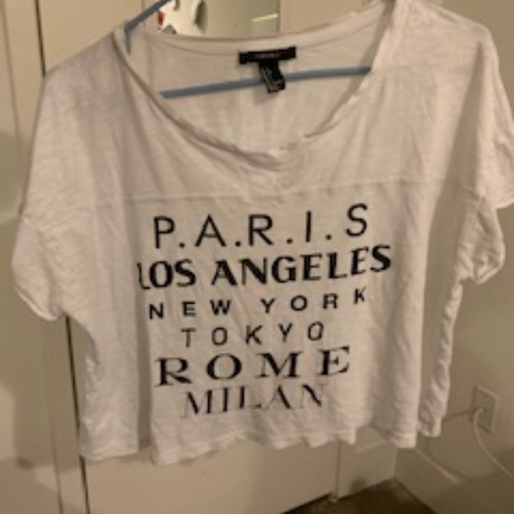 Graphic Crop Top